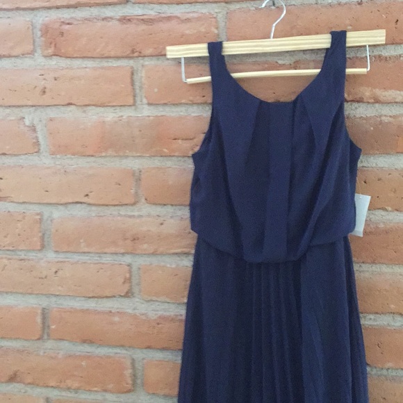 Navy Blue Formal Maxi Dress - NWT - Picture 3 of 8